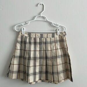 Plaid Skirt